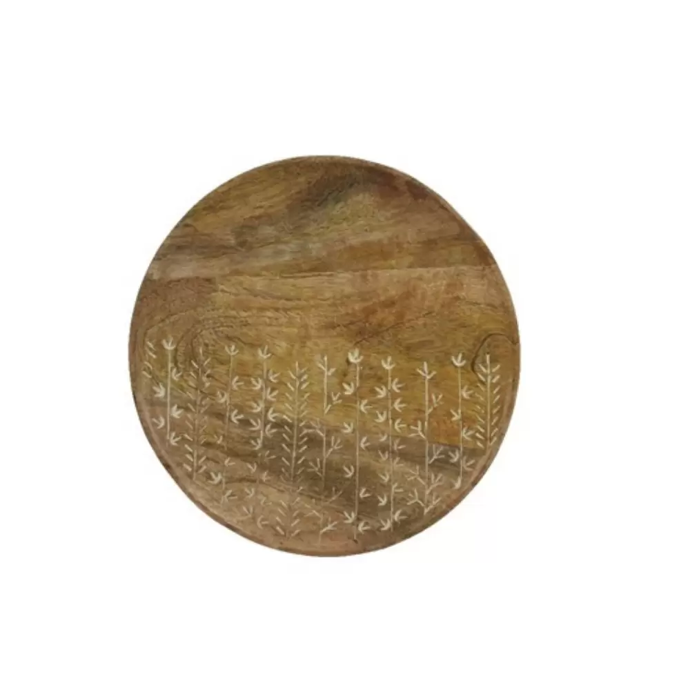Bord Mangohout D30.5h2cm Naturel 1 Bord Mangohout D30.5h2cm Naturel