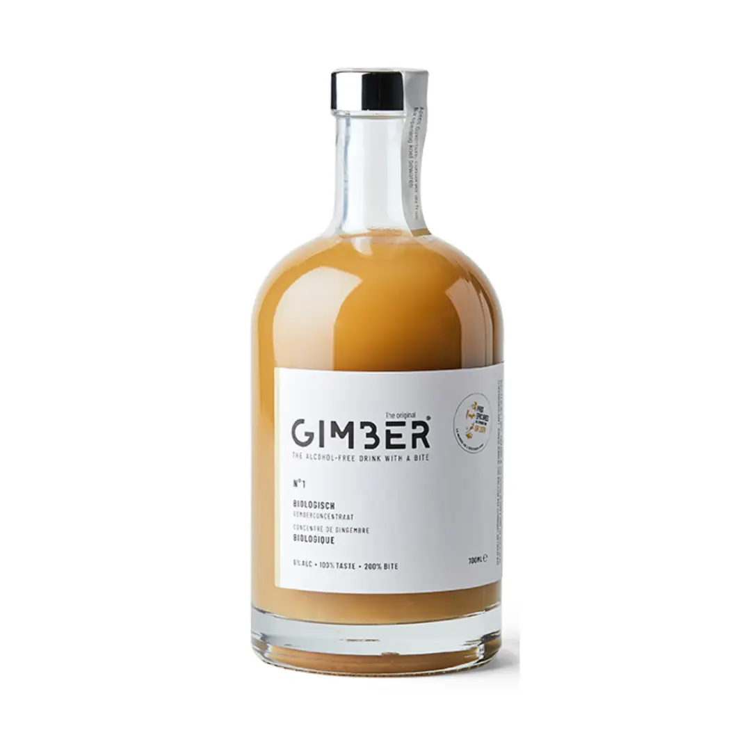 GIMBER N°1 Original 700 Ml - Alcoholvrije Gemberdrank 1 GIMBER N°1 Original 700 Ml - Alcoholvrije Gemberdrank