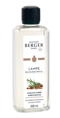 Huisparfum 500ml Elégance Ambrée / Amber Elegance - Lampe Berger Navulling