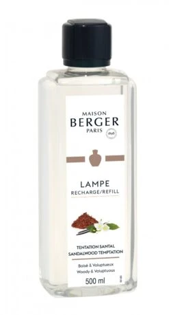 Huisparfum 500ml Tentation Santal / Sandalwood Temptation - Lampe Berger Navulling
