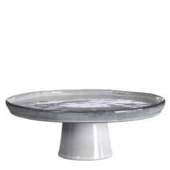 Mica Decorations Tabo Taartplateau - D27xH10cm - Grijs