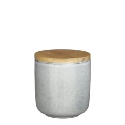 Mica Decorations Tabo Voorraadpot - D10,5xH11cm - Grijs