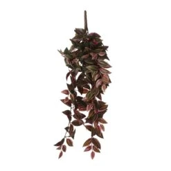 Mica Decorations Tradescantia Hangend - L54xB20xH15cm - Bordeaux
