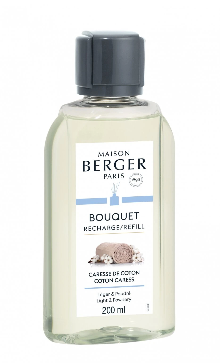 Navulling Parfumverspreider 200ml - Caresse De Coton / Cotton Caress 1 Navulling Parfumverspreider 200ml - Caresse De Coton / Cotton Caress