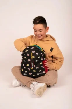 Zebra Trends - Kinderrugzak TAA TUU Zwart -Interieurdecoratie Winkel rugzak 001 zwart 400x600 64a6c2b6f2973 l