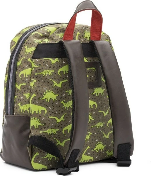 Zebra Trends - Kinderrugzak Dino Olijfgroen 4 Zebra Trends - Kinderrugzak Dino Olijfgroen - Afbeelding 4