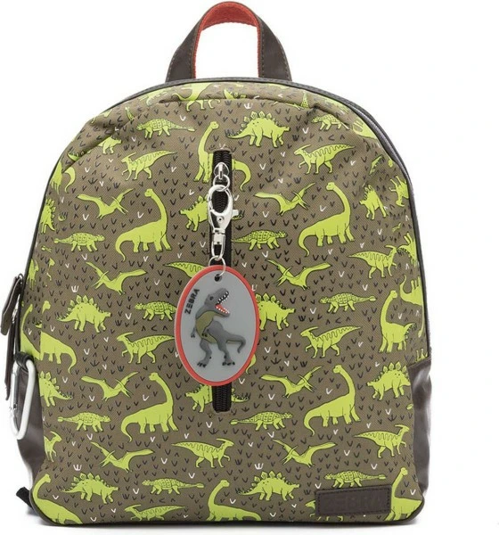 Zebra Trends - Kinderrugzak Dino Olijfgroen 1 Zebra Trends - Kinderrugzak Dino Olijfgroen