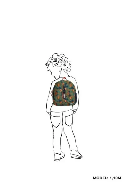 Zebra Trends - Kinderrugzak Skating Groen 5 Zebra Trends - Kinderrugzak Skating Groen - Afbeelding 5