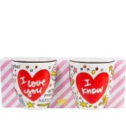 Set 2 Minimokken Hart - Blond Valentijn -Interieurdecoratie Winkel set 2 minimokken hart blond valentijn 1610621354 l