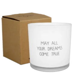 Sojakaars - May All Your Dreams Come True -Interieurdecoratie Winkel sojakaars may all your dreams come true 600x600 632c2d7ae79d8 l