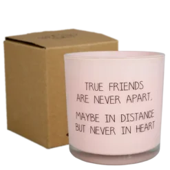 Sojakaars - True Friends Are Never Apart -Interieurdecoratie Winkel sojakaars true friends are never apart 600x600 632c1e339132c l