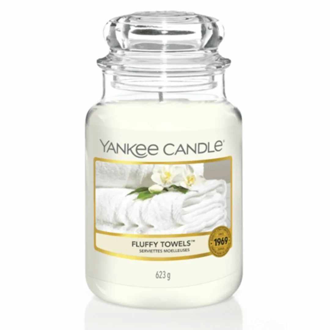 Yankee Candle Fluffy Towels Large Jar 1 Yankee Candle Fluffy Towels Large Jar